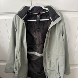 Gerry Softshell Light dusty blue Jacket with grey Interior